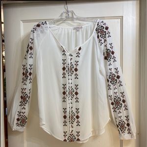 Blu Pepper Women’s sheer top